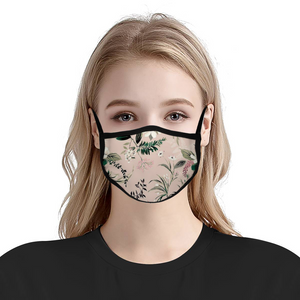 Washable face cover, flower mask, reusable face mask