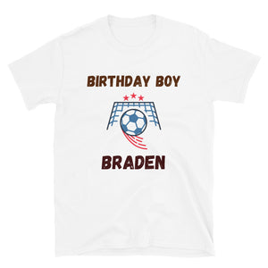 football birthday shirt - Short-Sleeve Unisex T-Shirt