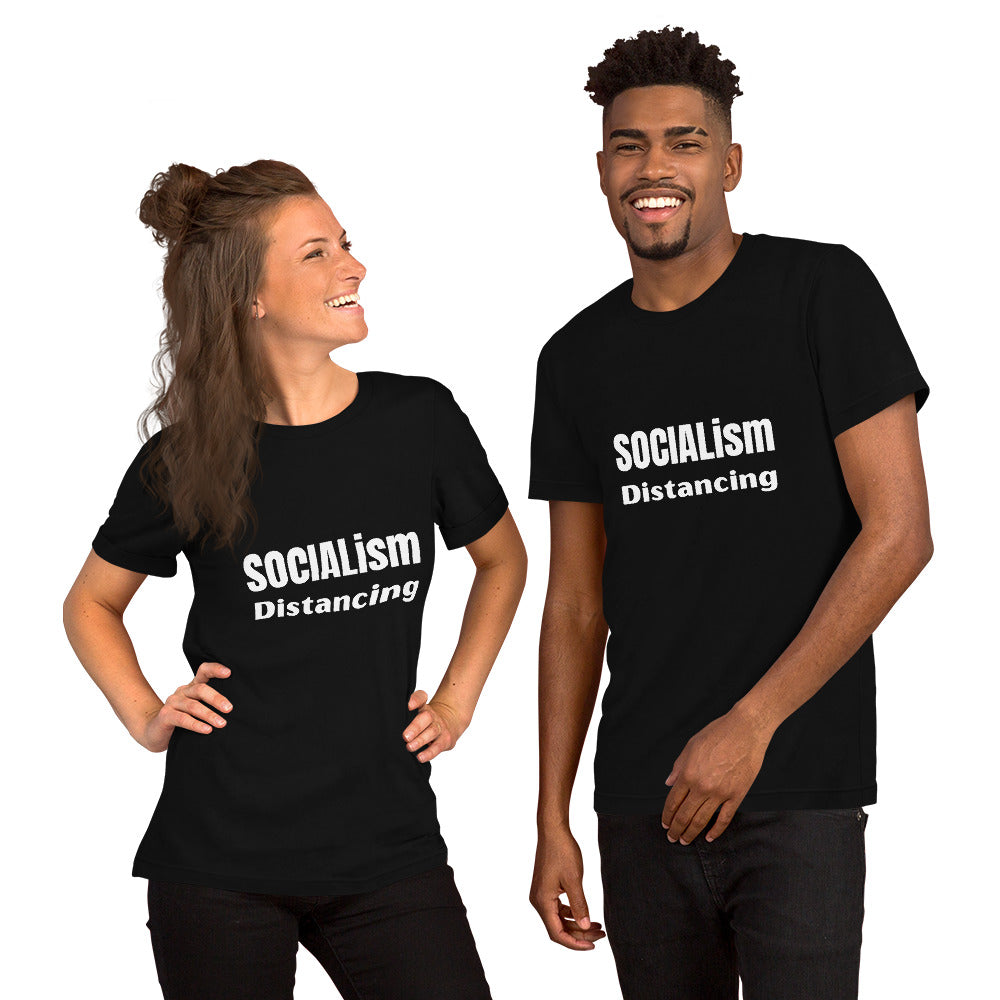 Anti Socialism Funny Social Distancing Political Socialist T-Shirt